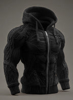 Hoodie Zippé Homme Imprimé Digital Moto — vue 2 — AZOTH