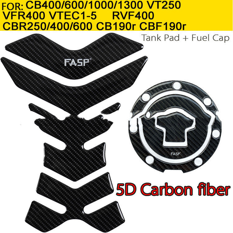 Sticker Carbone 5D Protection Moto — vue 4 — AZOTH