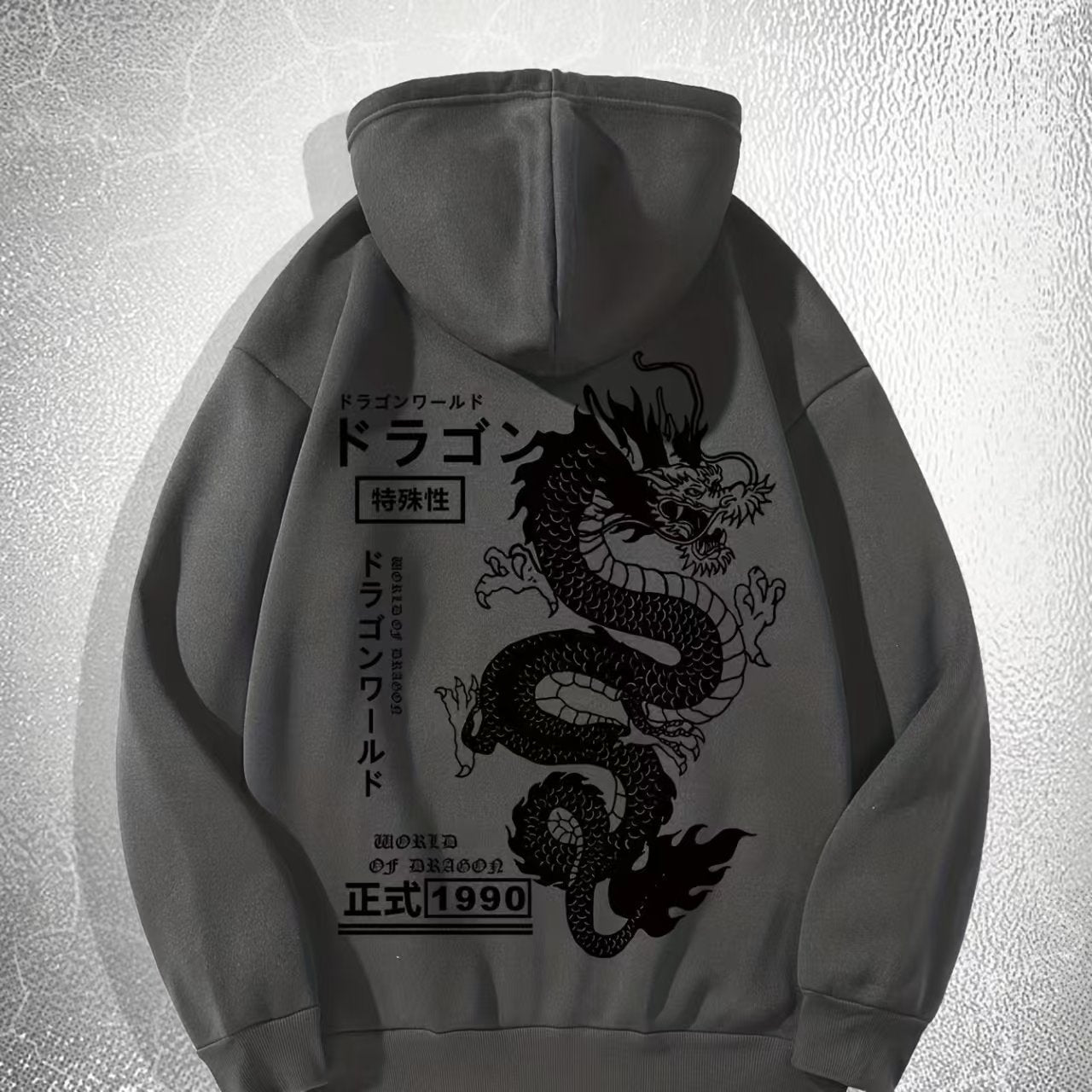 Hoodie Dark Style Imprimé Américain — vue 3 — AZOTH