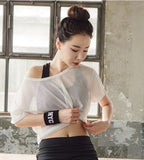 Top Yoga Mesh Respirant Femme Sport — AZOTH