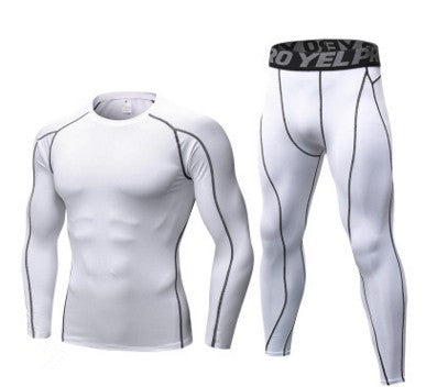 Ensemble Compression Running Homme Manches Longues — AZOTH