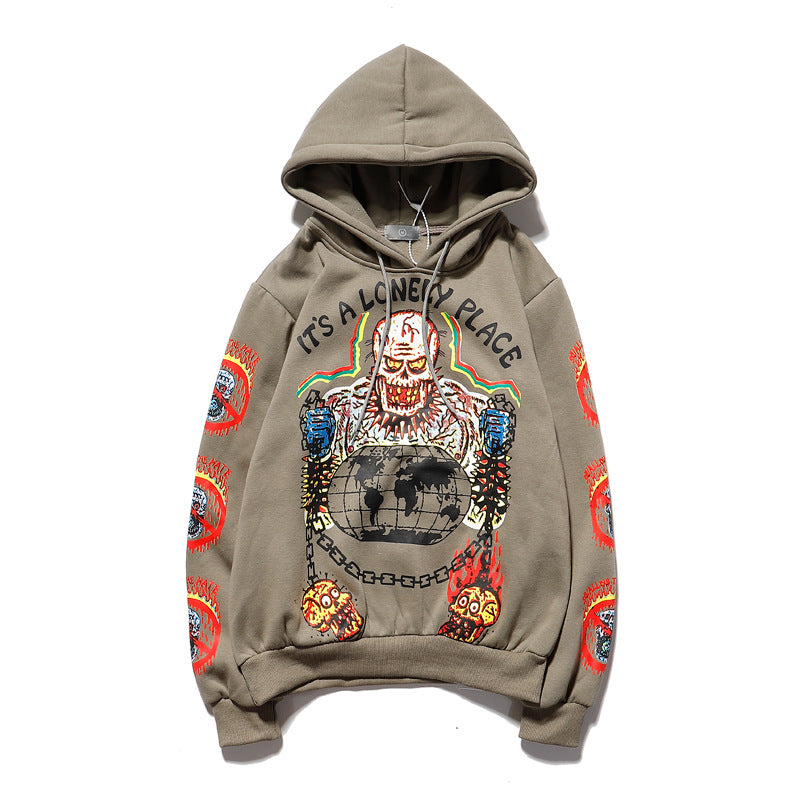 Sweatshirt Graffiti Alphabet Street Art — vue 12 — AZOTH