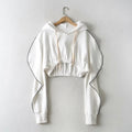 Sweatshirt Pullover Cordon Capuche — vue 2 — AZOTH