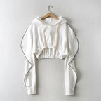 Sweatshirt Pullover Cordon Capuche — vue 2 — AZOTH