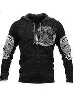 Hoodie 3D Impression Numérique Homme — AZOTH
