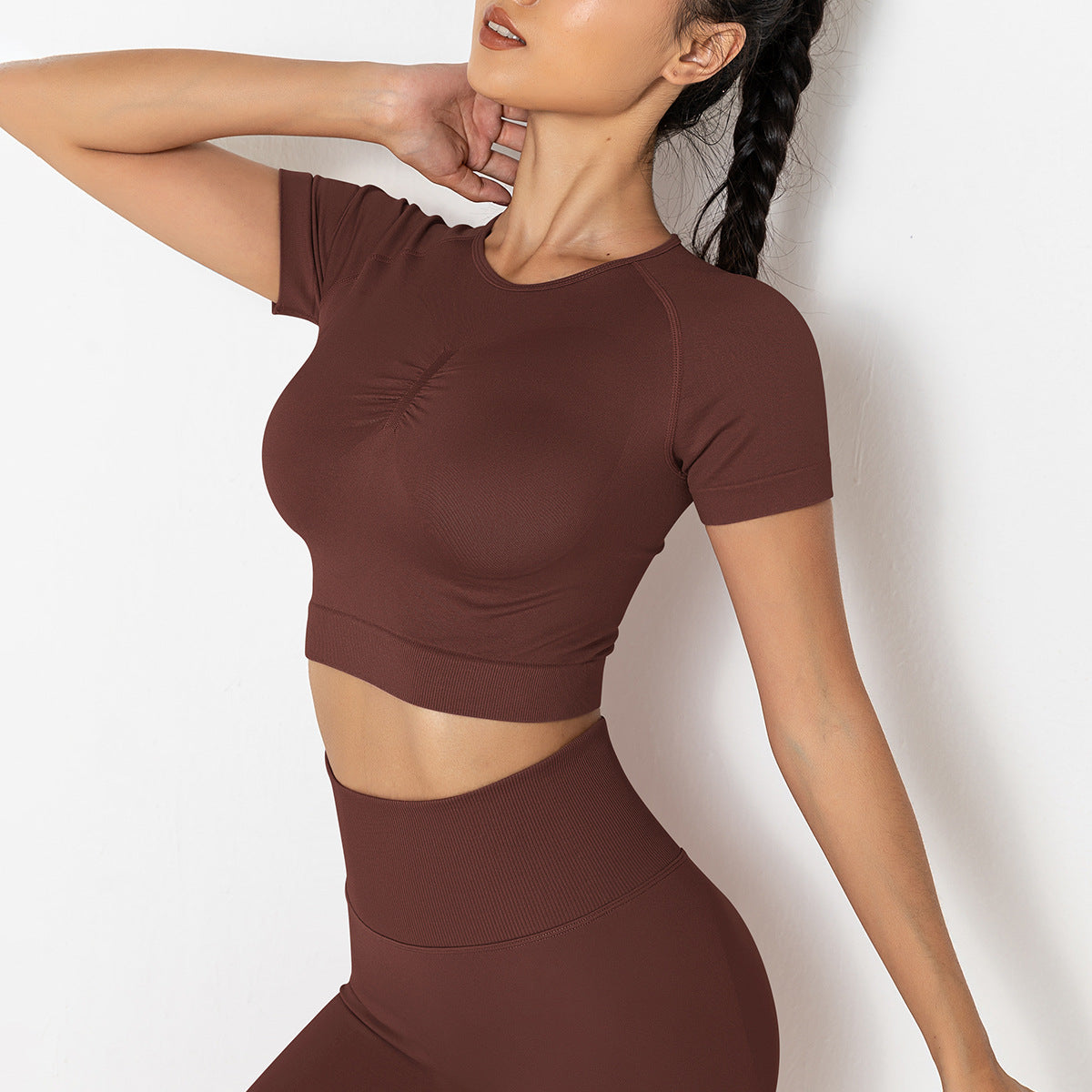 T-Shirt Sport Running Fitness Sans Couture — vue 4 — AZOTH