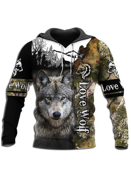 Hoodie 3D Impression Numérique Homme II — vue 3 — AZOTH