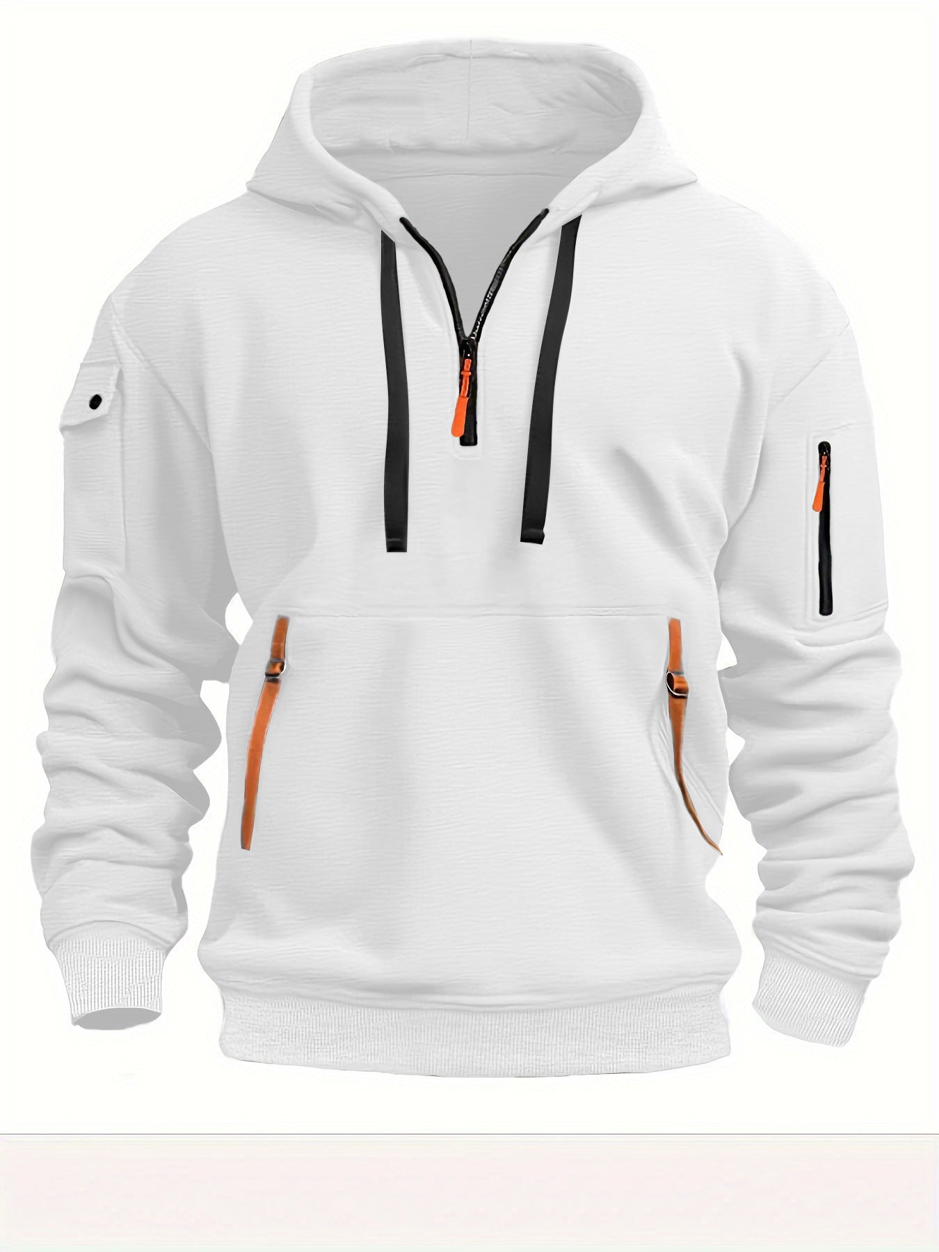 Hoodie Épaules Tombantes Unisexe Grande Taille — vue 8 — AZOTH