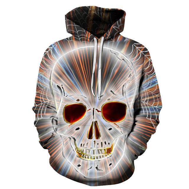 Hoodie Skull Vibes Style Urban — AZOTH