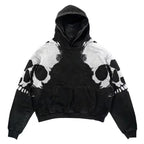 Hoodie Skull Vintage Homme — AZOTH