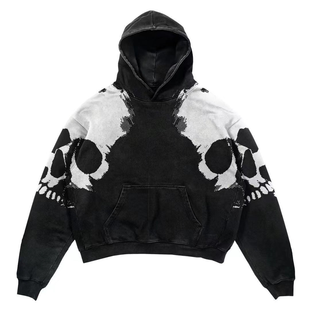 Hoodie Skull Vintage Homme — AZOTH