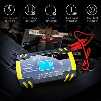Chargeur Batterie Moto Intelligent — AZOTH
