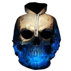 Hoodie 3D Skull Réaliste — AZOTH