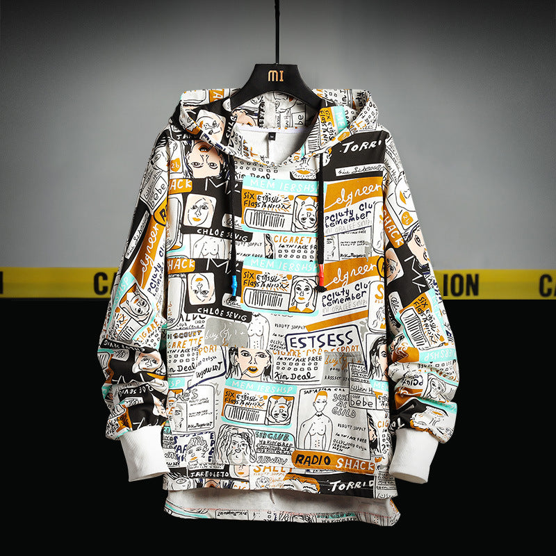 Hoodie Oversize Printanier Homme — vue 6 — AZOTH
