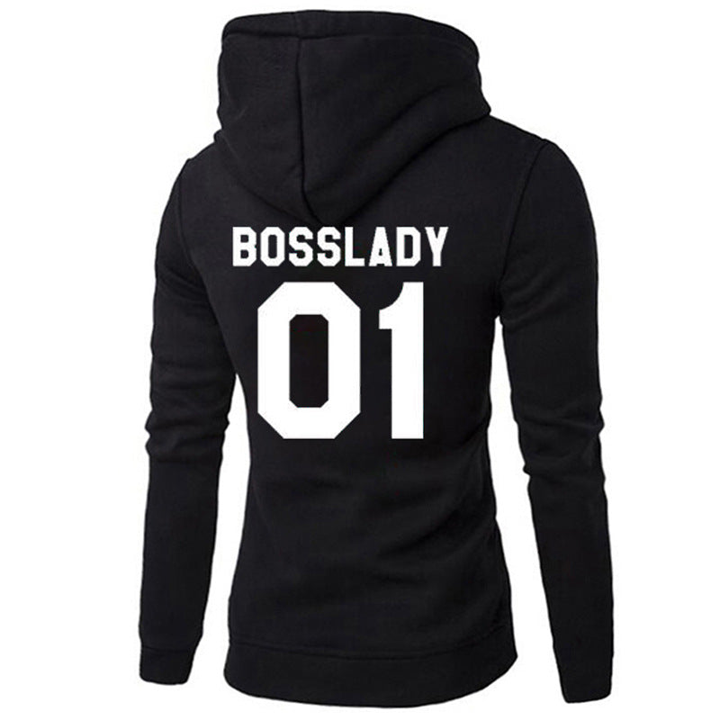 Hoodie Couple Casual Cadeau — vue 4 — AZOTH