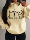 Hoodie Femme Message Inspirationnel — vue 7 — AZOTH