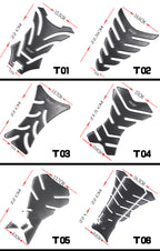 Sticker Carbone 5D Protection Moto — vue 2 — AZOTH
