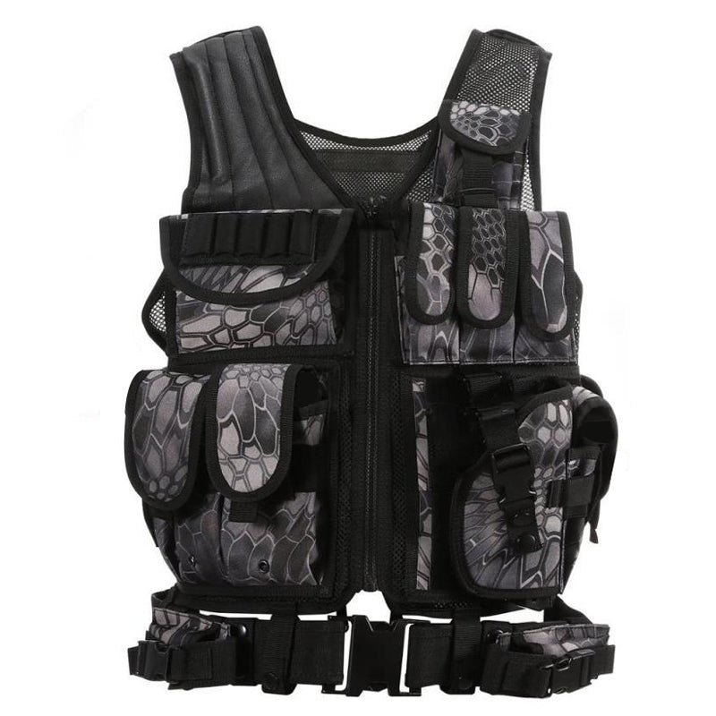 Gilet Tactique Militaire Multi-poches — vue 4 — AZOTH