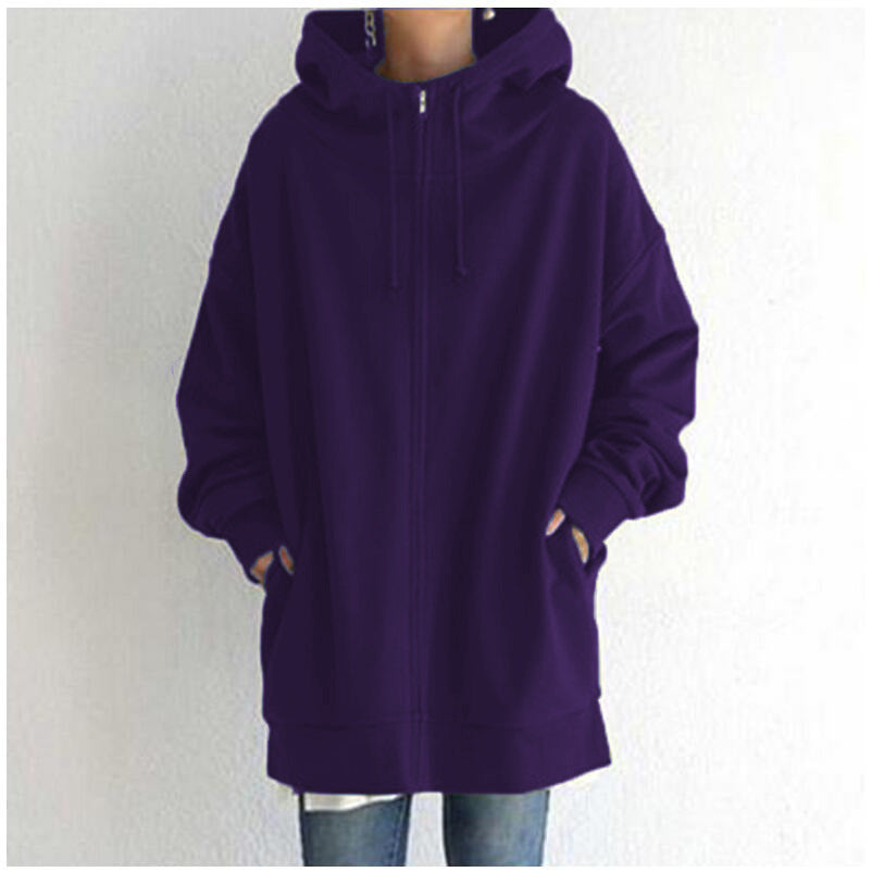 Hoodie Polaire Femme Sport Zippé — vue 5 — AZOTH