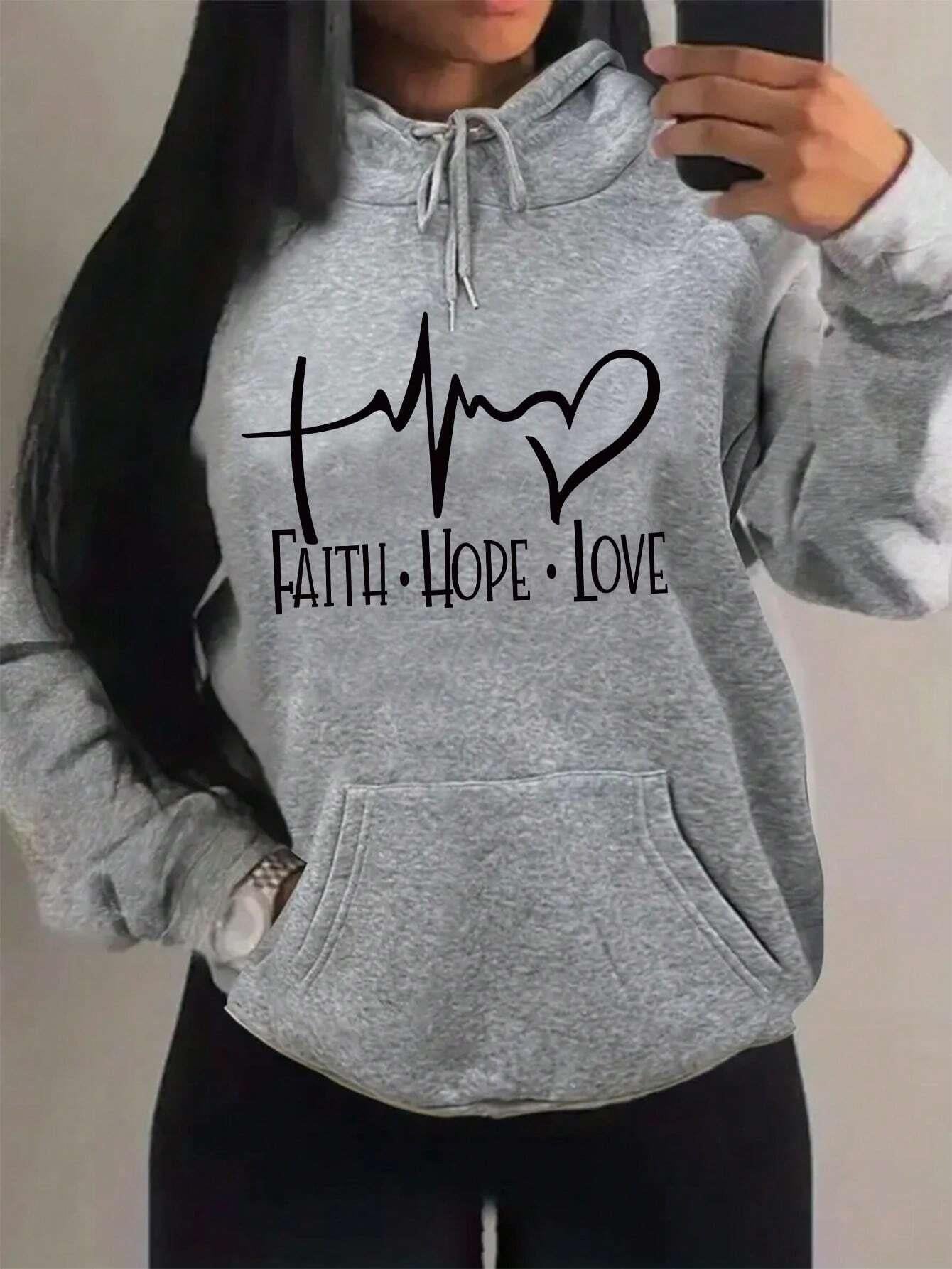 Hoodie Femme Message Inspirationnel — vue 11 — AZOTH