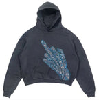 Hoodie Skull Vintage Homme — vue 2 — AZOTH