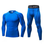 Ensemble Compression Running Homme Manches Longues — vue 8 — AZOTH
