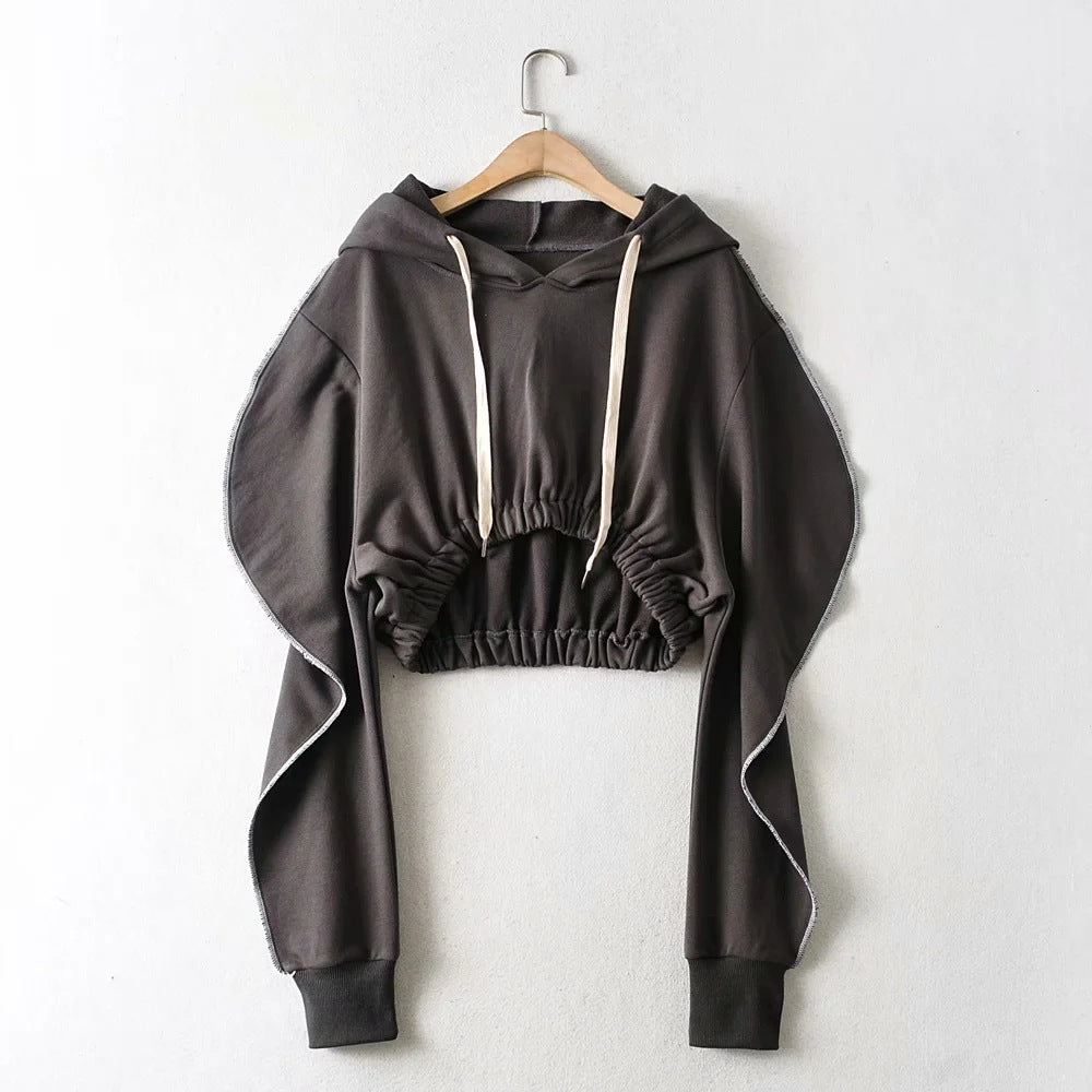 Sweatshirt Pullover Cordon Capuche — vue 4 — AZOTH