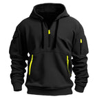 Hoodie Épaules Tombantes Unisexe Grande Taille — vue 4 — AZOTH