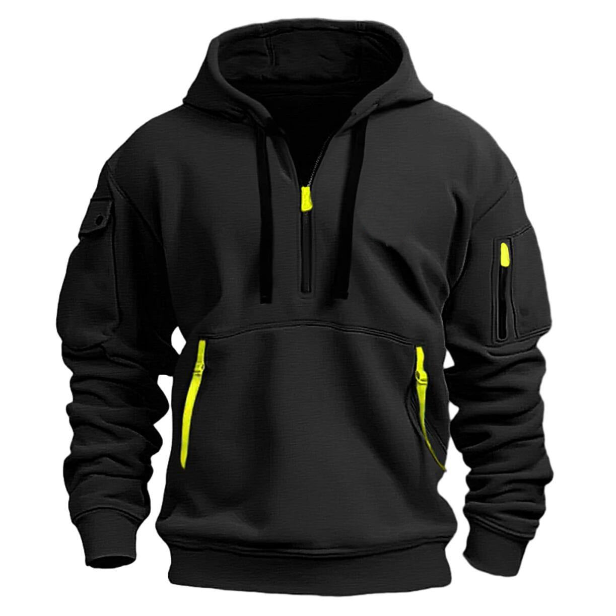 Hoodie Épaules Tombantes Unisexe Grande Taille — vue 4 — AZOTH