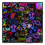50 Stickers Néon Décoratifs — vue 3 — AZOTH