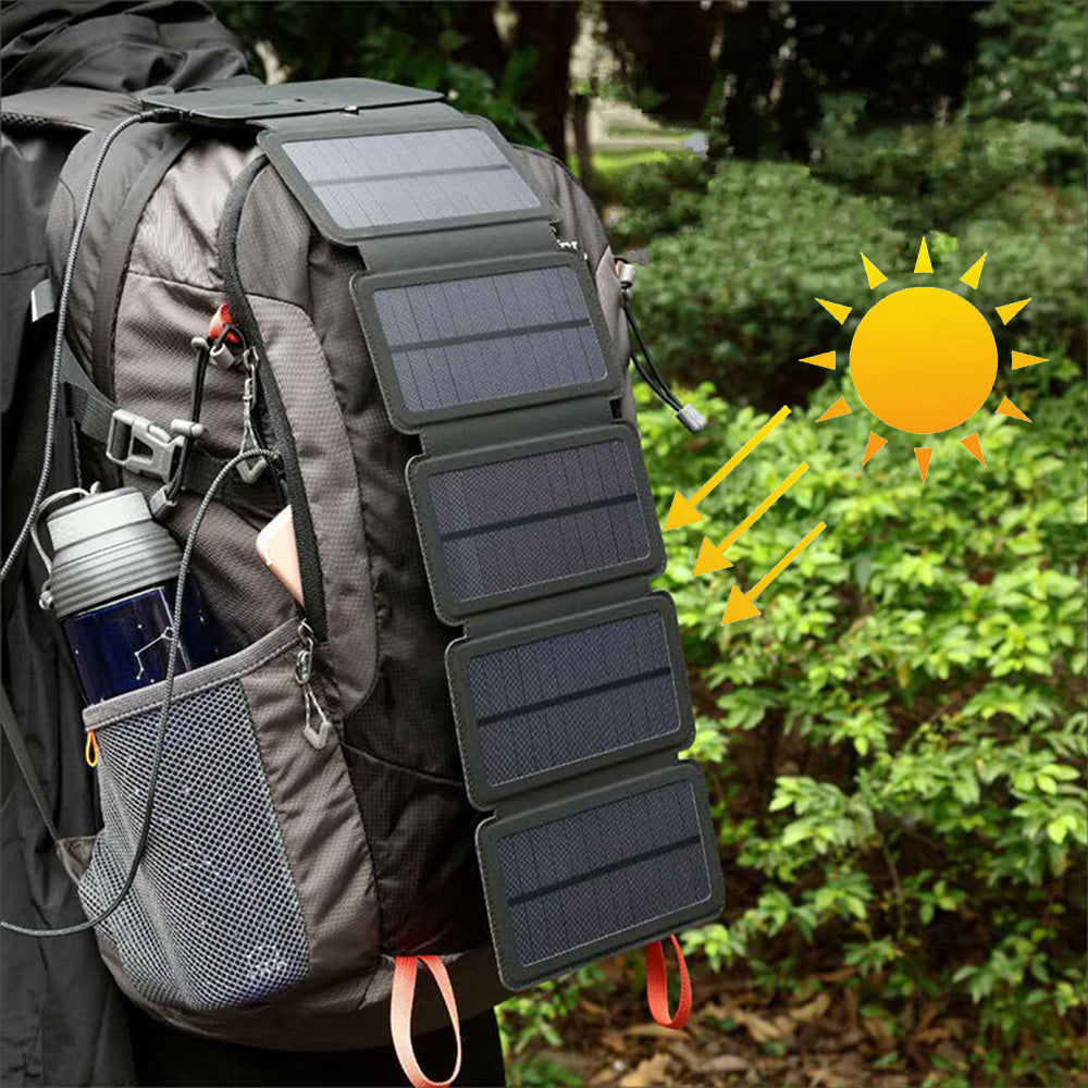 Chargeur Solaire Portable 5V USB Moto Outdoor — AZOTH