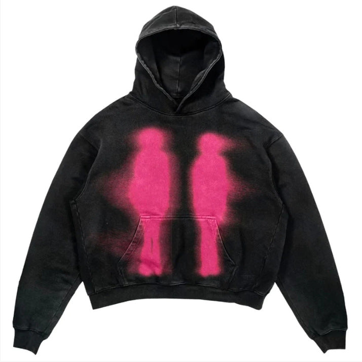 Hoodie Skull Vintage Homme — vue 9 — AZOTH