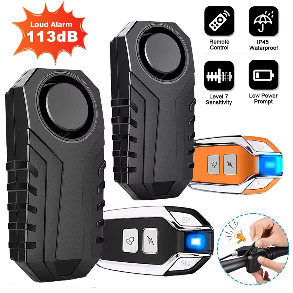 Alarme Moto Télécommande Waterproof Anti-Vol — AZOTH