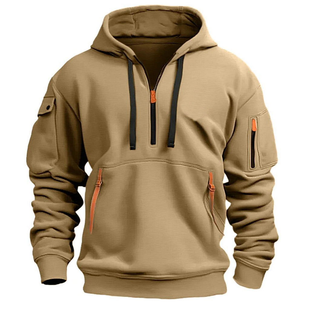 Hoodie Épaules Tombantes Unisexe Grande Taille — vue 2 — AZOTH