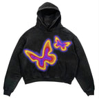 Hoodie Skull Vintage Homme — vue 4 — AZOTH