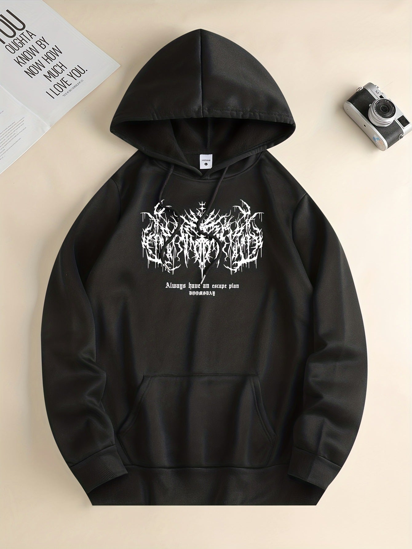 Hoodie Graphique Poche Kangourou — vue 4 — AZOTH