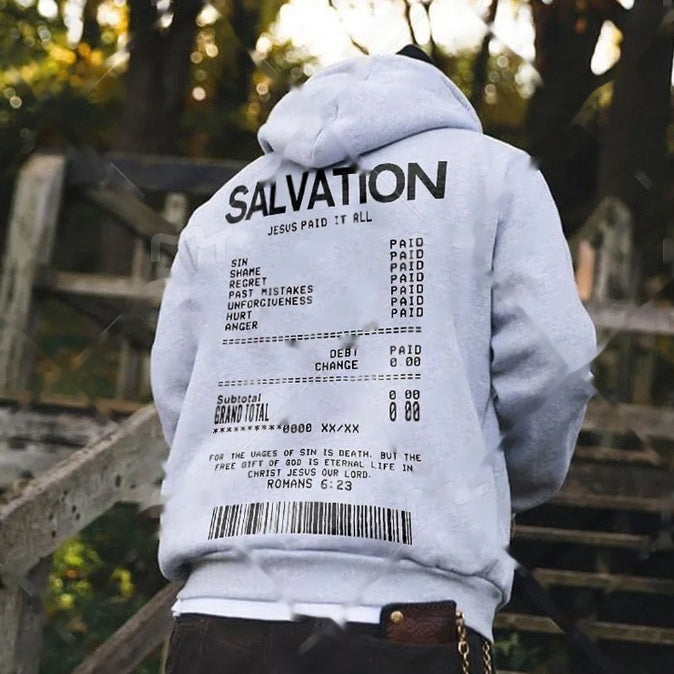Hoodie Graphique Imprimé Homme — AZOTH