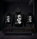 Hoodie Dragon Japonais Imprimé 3D Oversize