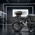 Sacoche Arrière Cuir PU Moto Knight
