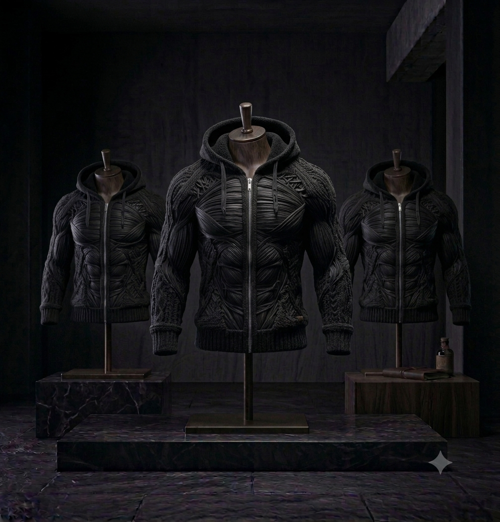 Hoodie Zippé Homme Imprimé Digital Moto