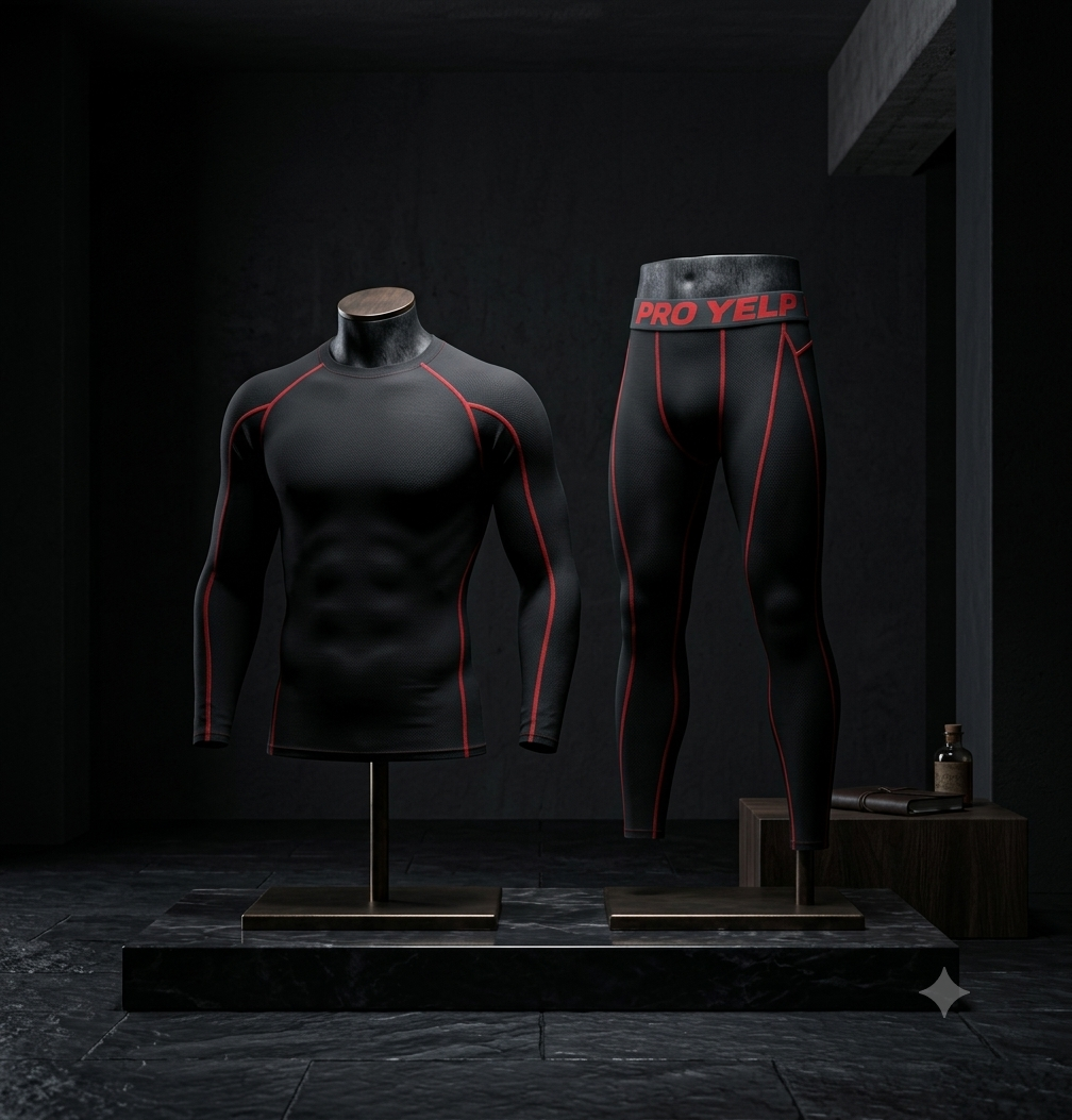 Ensemble Sous-Couche Compression Homme