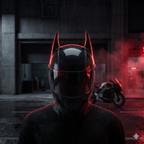 Masque Intégral Style Bat - Cornes Amovibles