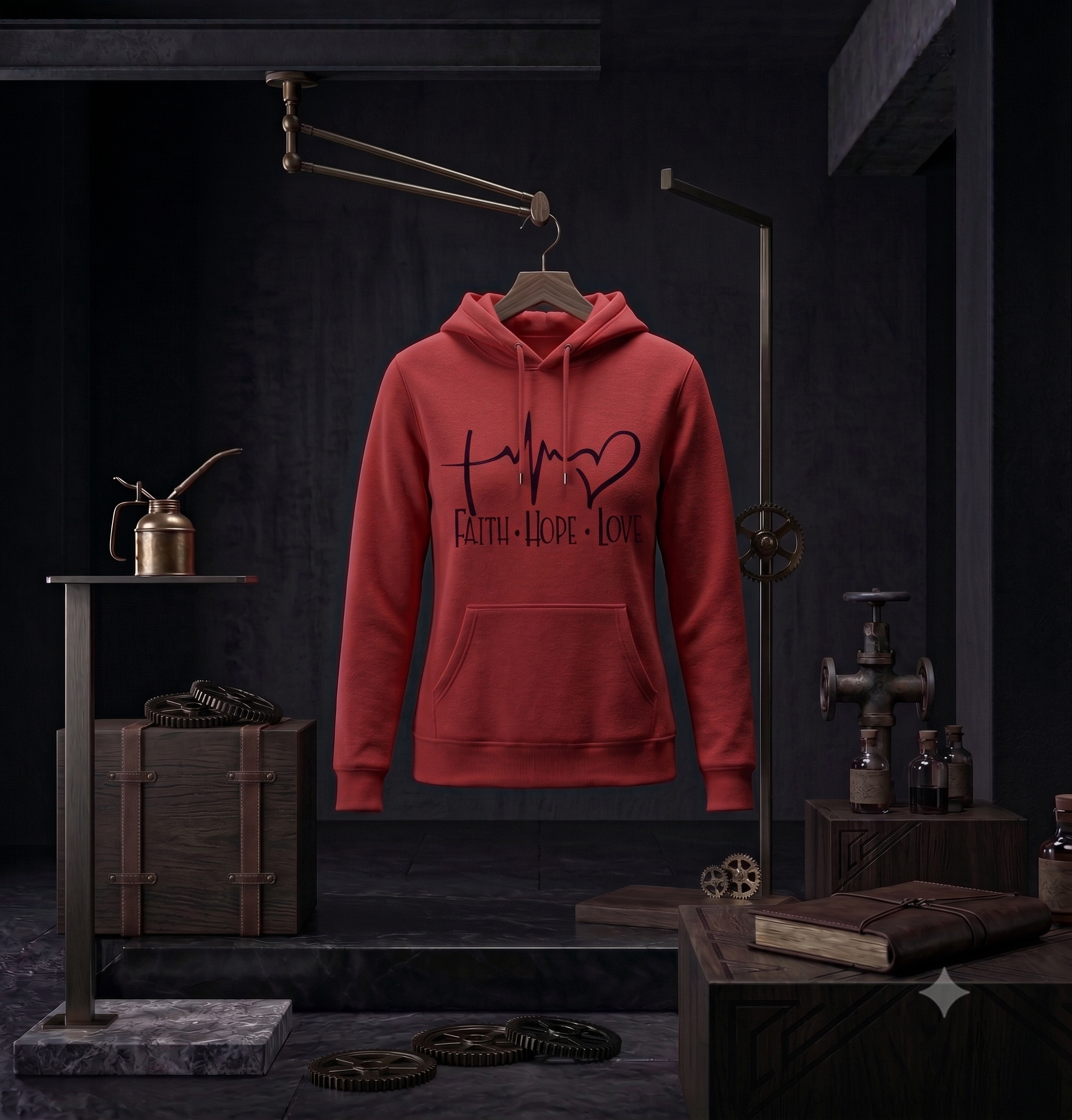 Hoodie Femme Message Inspirationnel