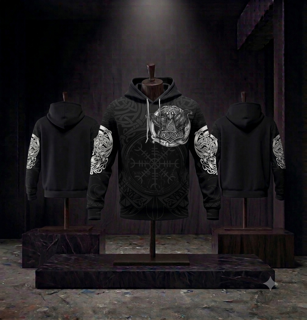 Hoodie 3D Impression Numérique Homme
