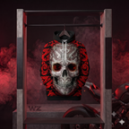 Hoodie Dragon Rouge Skull
