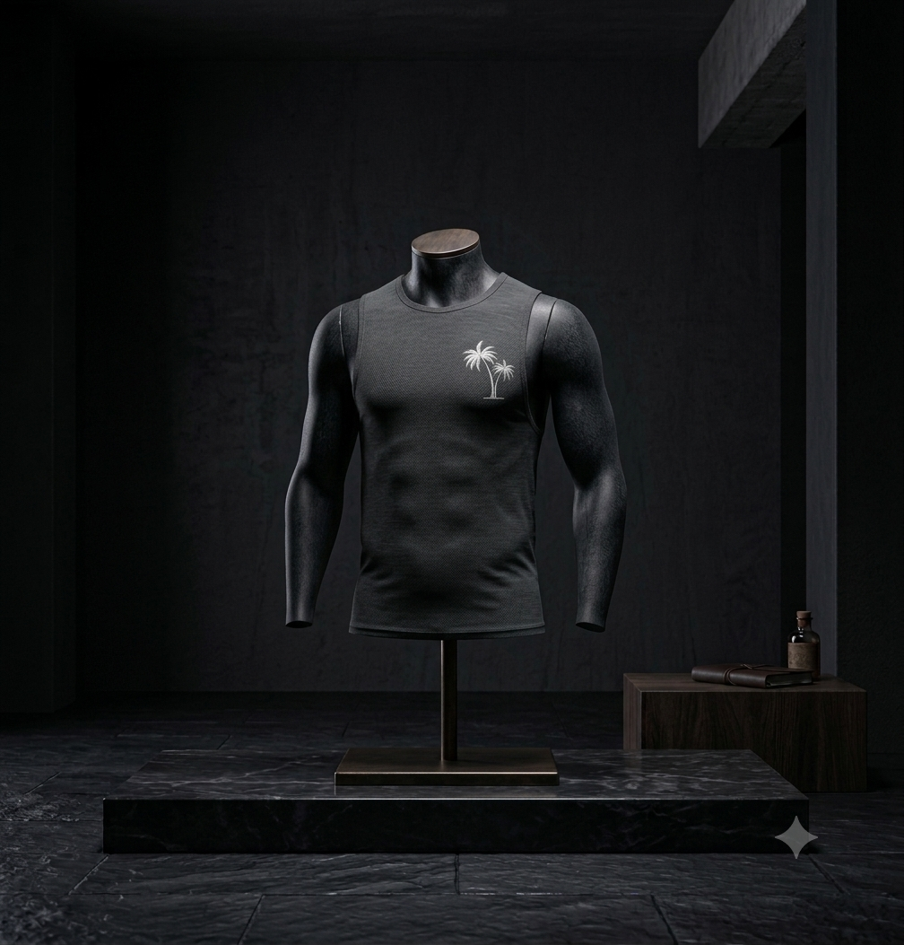 Débardeur Brodé Streetwear Homme