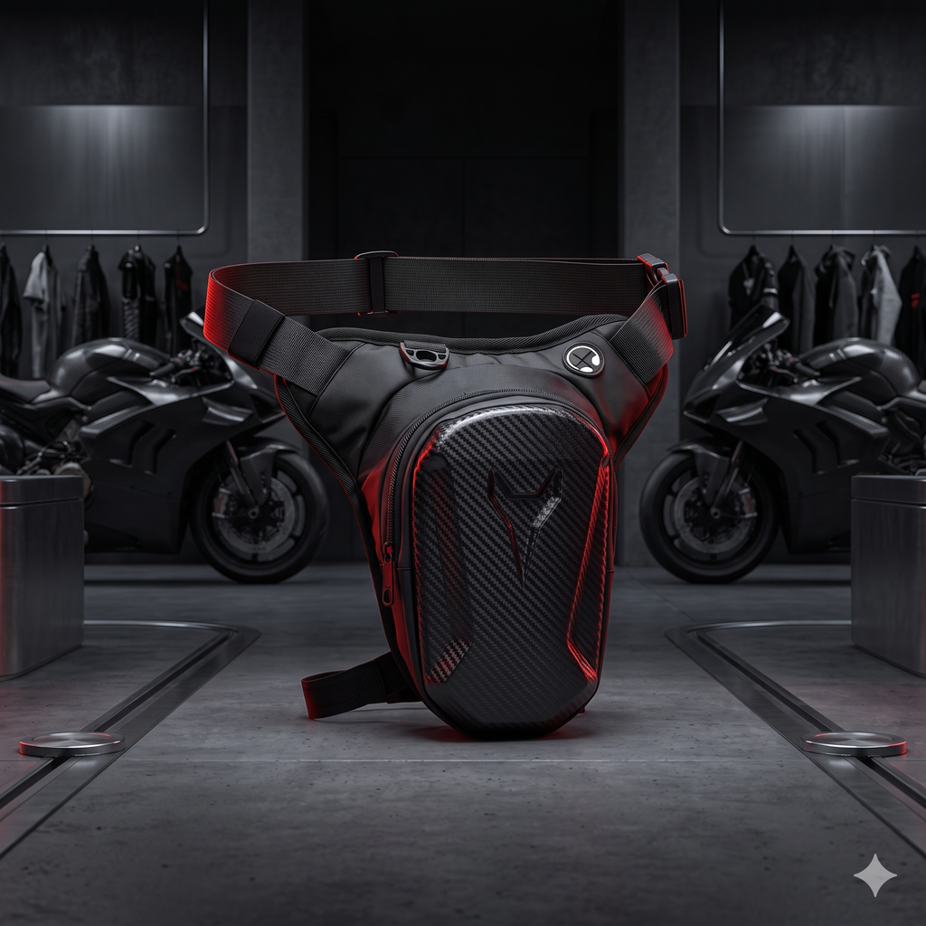 Sacoche de Jambe Moto Étanche