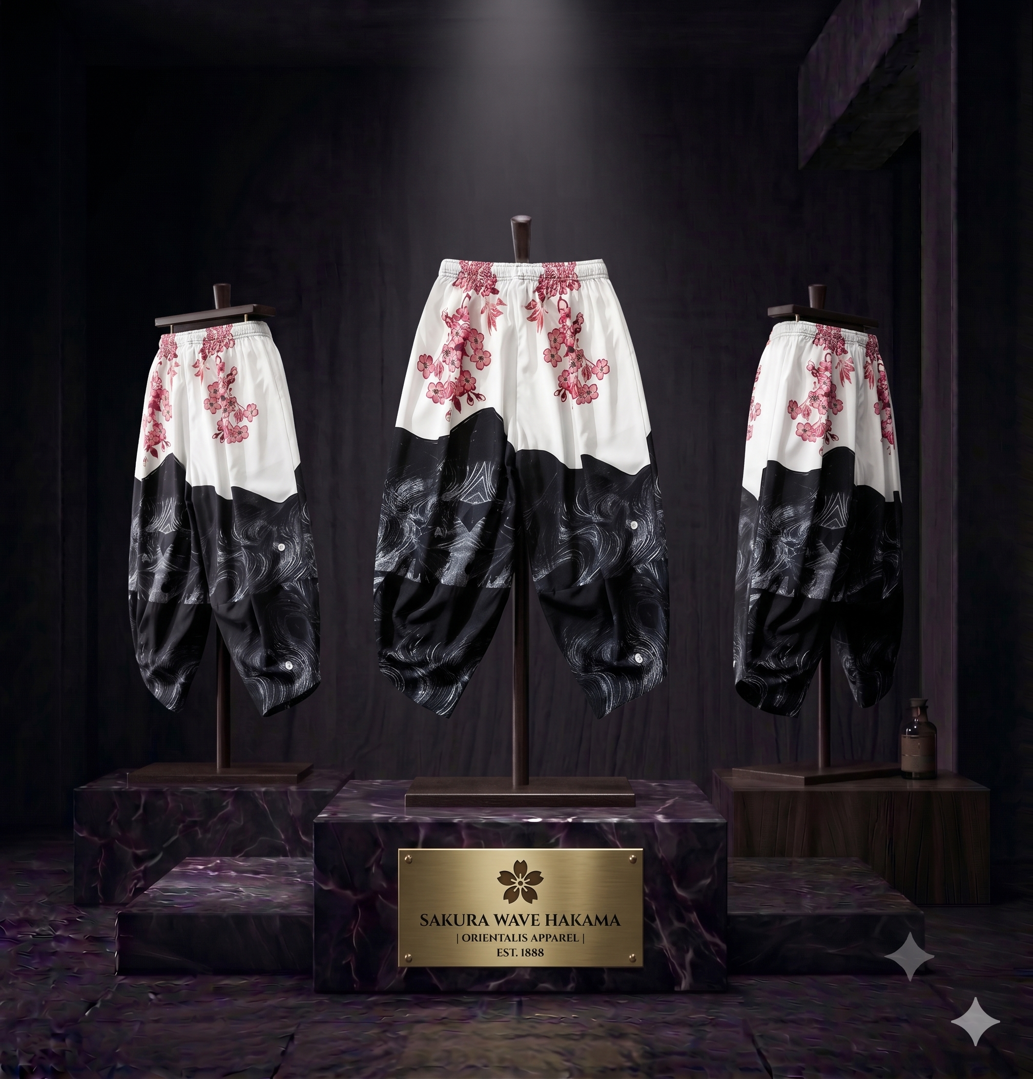 Pantalon Samouraï Sakura Harajuku