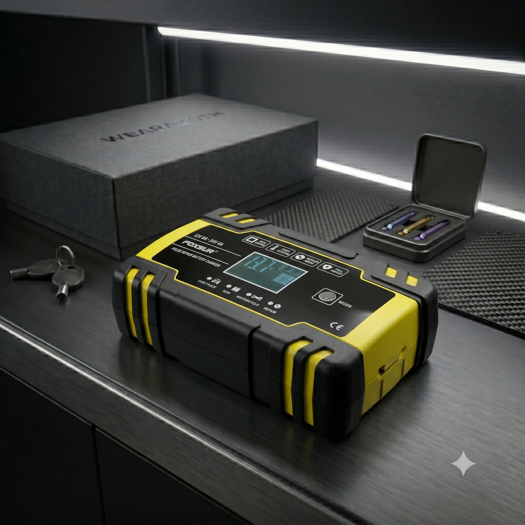 Chargeur Batterie Moto Intelligent