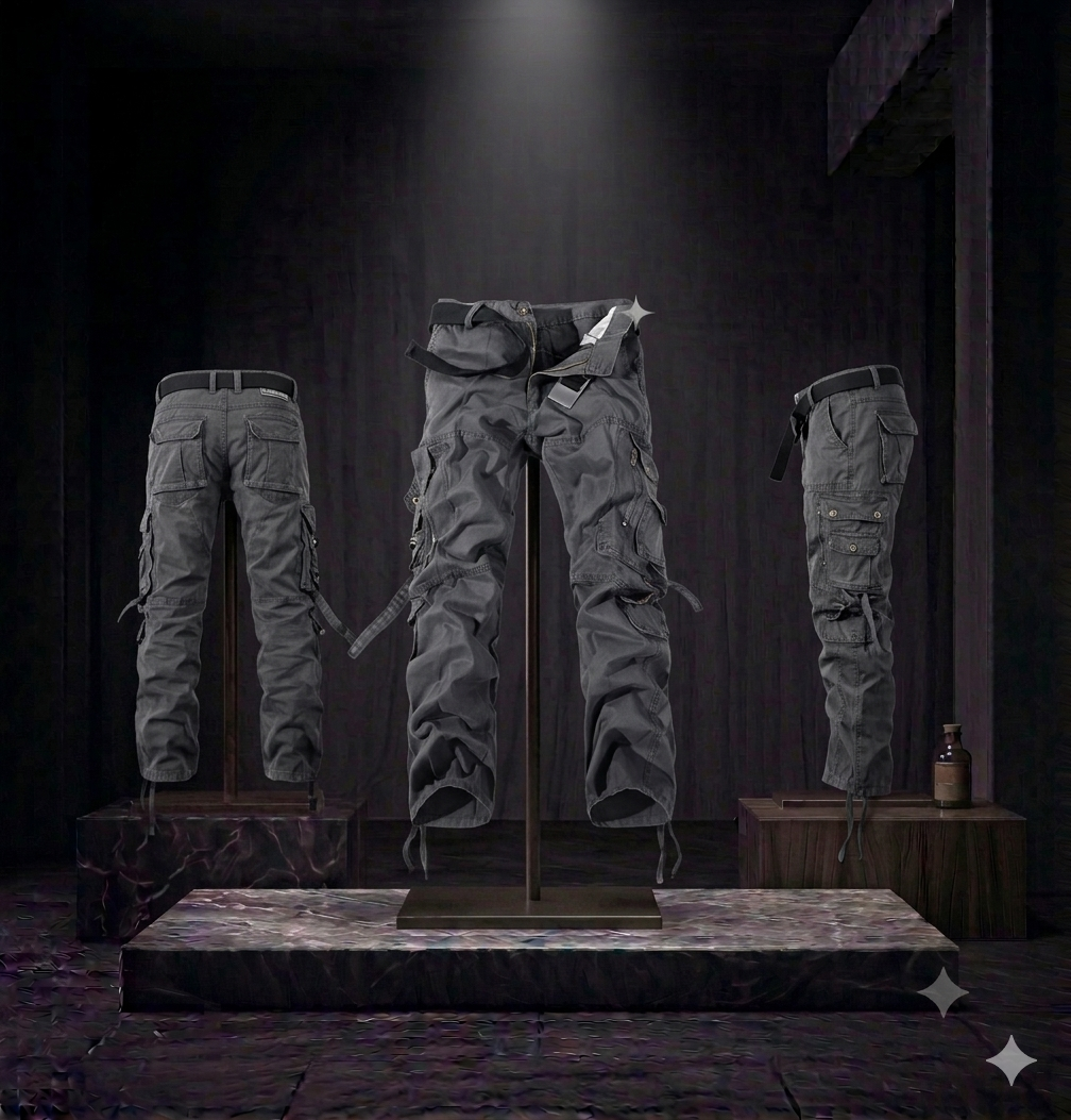Pantalon Cargo Multi-poches Homme